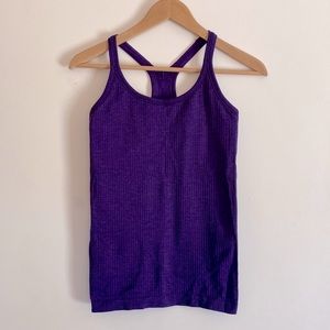 Lululemon Ebb to Street Tank II Racerback Size 6 Purple